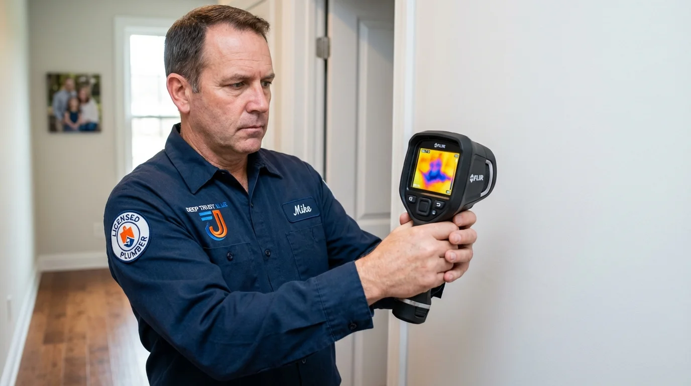 Thermal imaging leak detection by Johns Plumbing LLC in Decatur